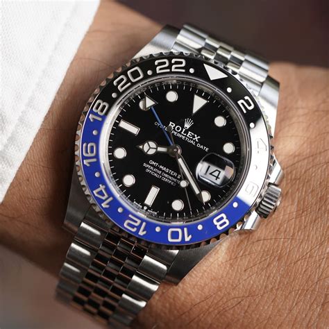 gmt rolex batgirl|wearing Rolex batgirl gmt.